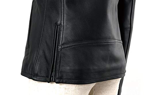 ロッソ ROL-16 ブラック（M+）ライダースレザージャケット Amazon | [ロッソスタイルラボ] バイク用ジャケット レディース ダブル